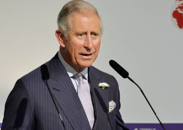 The Prince of Wales during his address to the Inclusive Capitalism Conference. Pic: John Stillwell/PA Wire