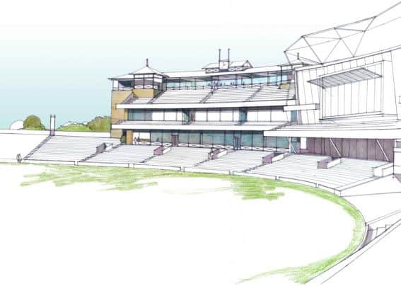 The proposed new stands at Headingley Cricket Ground