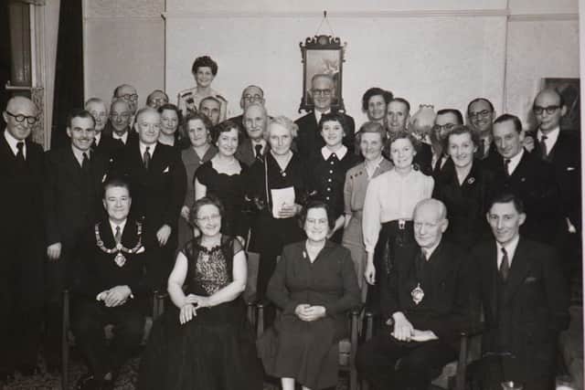 An archive picture from the records of the 40 Club, a debating society which meets in Scarborough.