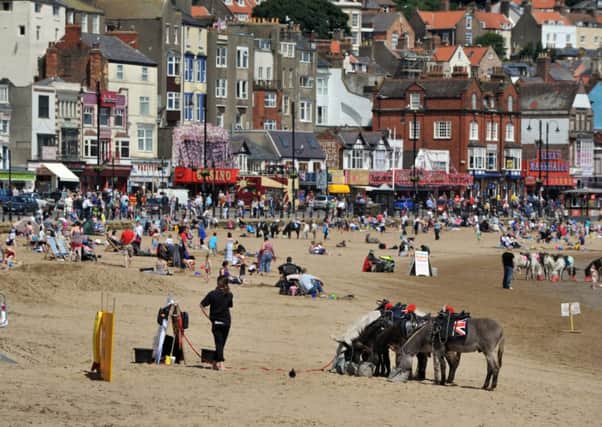 The South Bay beach at Scarborough. Picture by Gerard Binks.