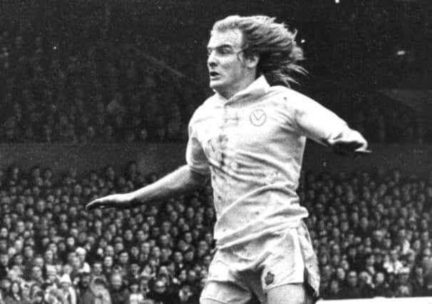 Terry Yorath playing for Leeds in 1975