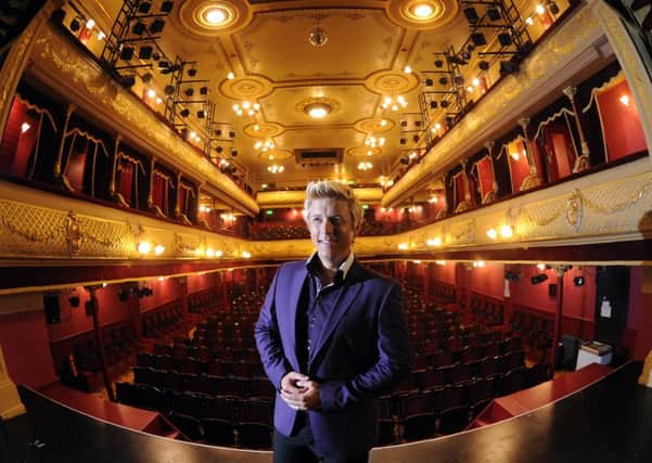 Singer Jonathan Ansell at the City Varieties, Leeds. Picture by Simon Hulme