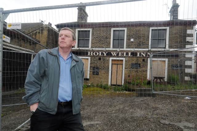 John Walsh from the Holywell Community Pub group, who are trying to buy the former Holywell Inn in Holywell Green