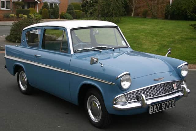 Robin Colvill's restored Ford Anglia