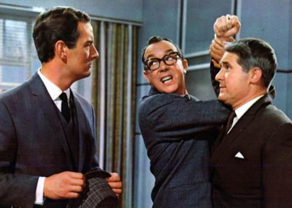 Francis Matthews, Eric Morecambe and Ernie Wise.