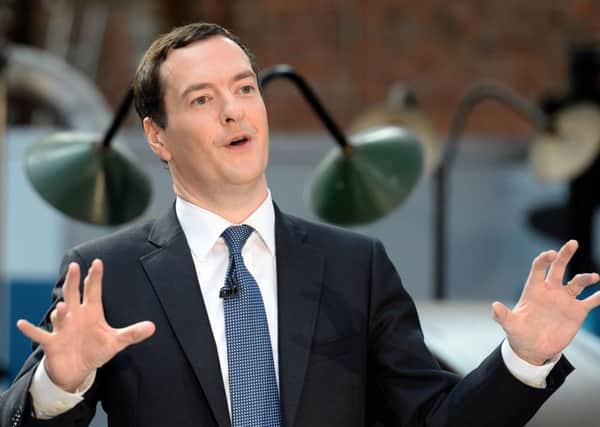 Chancellor George Osborne delivers a keynote speech at the Science and Industry Museum in Manchester