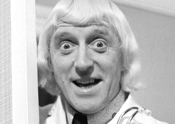 Jimmy Savile visiting the patients and staff of Leeds General Infirmary
