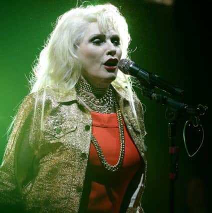 Debbie Harry of Blondie on stage during the 2014 NME Awards