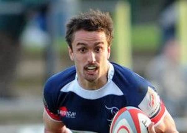 New Leeds Carnegie signing David McIlwaine seen playing for Doncaster Knights.