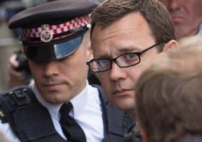 Disgraced No 10 spin doctor Andy Coulson Andy Coulson arriving at the Old Bailey in London today before being sentenced for plotting to hack phones while he was in charge of the News of the World.