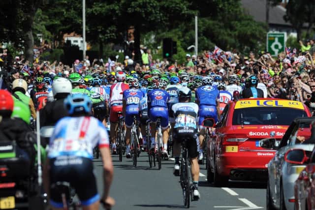 The Tour de France makes its way through Yorkshire