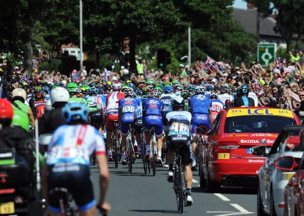 The Tour de France makes its way through Yorkshire