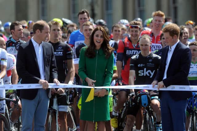 The Grand Depart sets off from Leeds en route to a Royal welcome at Harewood
