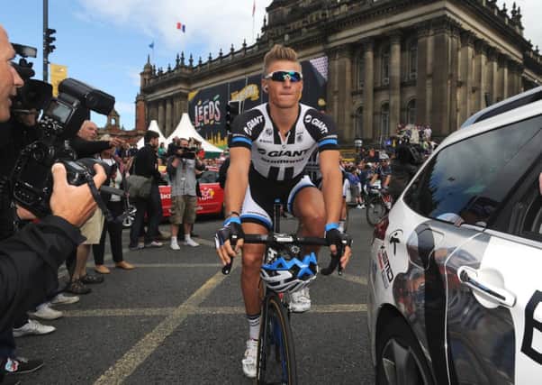 Team Giant-Shimano rider Marcel Kittel before the start of the Tour de France in Leeds. Picture by Bruce Rollinson