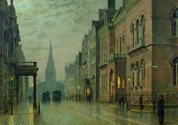 Park Row, Leeds, 1882 by John Atkinson Grimshaw. (Leeds Museums and Galleries)