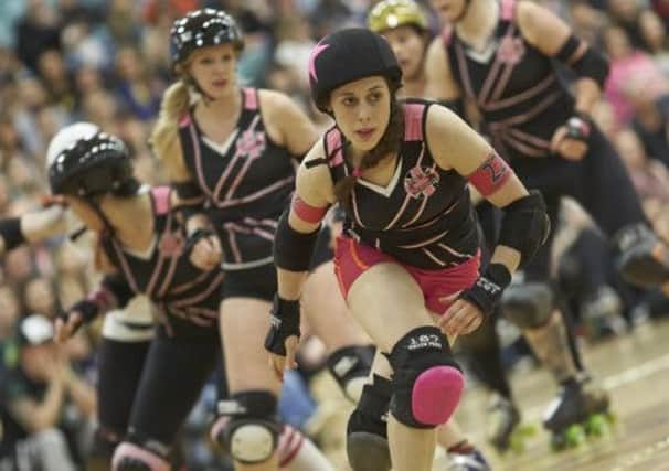 London Rollergirls vs Detroit Derby Girls, who played at Anarchy in the UK in April 2014. Picture: Jason Ruffell