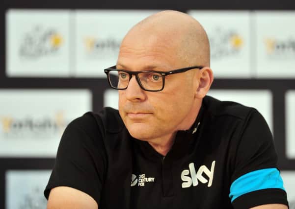 Dave Brailsford at the Team Sky press conference at the Tour de Frances media centre in Leeds. (Picture: Tony Johnson)