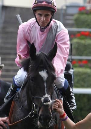 William Buick aboard The Fugue, which has been retired because of injury.