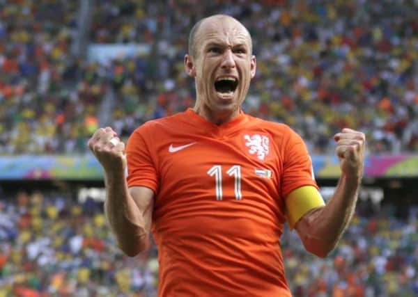 Netherlands' Arjen Robben, one of the tournament's star performers.