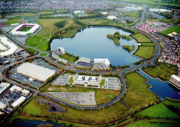 The Lakeside business park in Doncaster