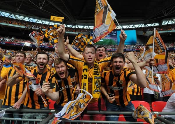 Hull City Fans at Wembley in May