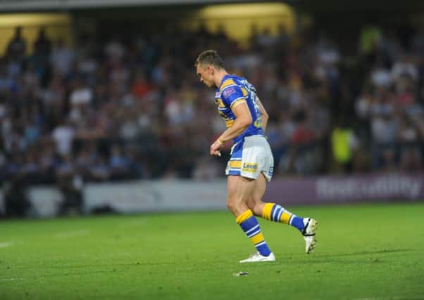 Kevin Sinfield is sent off. PIC: Steve Riding
