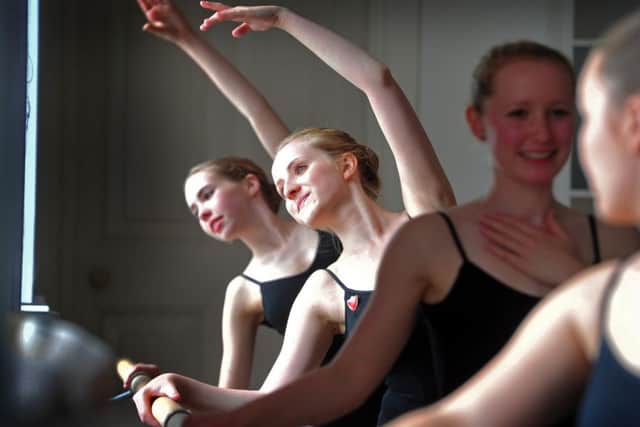 Ballet dancers at the Northern Dance Centre, on Sackville Street in Skipton. Pictures by Tony Johnson