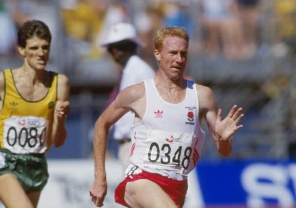 Peter Elliott of England on his way to victory in the 1,500 metres event at the 1990 Commonwealth Games in Auckland, New Zealand. (Picture: Mike Powell/Allsport)