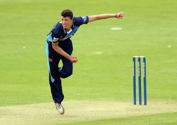Yorkshire's Matthew Fisher could face Nottinghamshire in the t20 on Friday night.