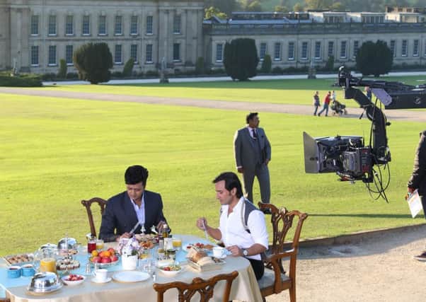 Bollywood filming at Chatsworth House.