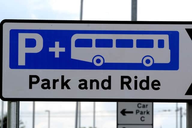 The Elland Road Park and Ride site in Leeds