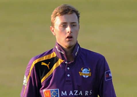 Yorkshire's Oliver Robinson.