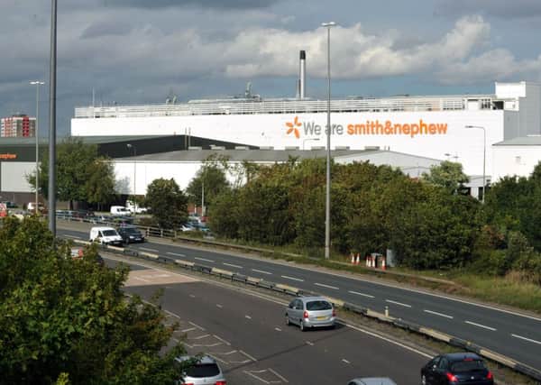 The Smith and Nephew complex in Hull.