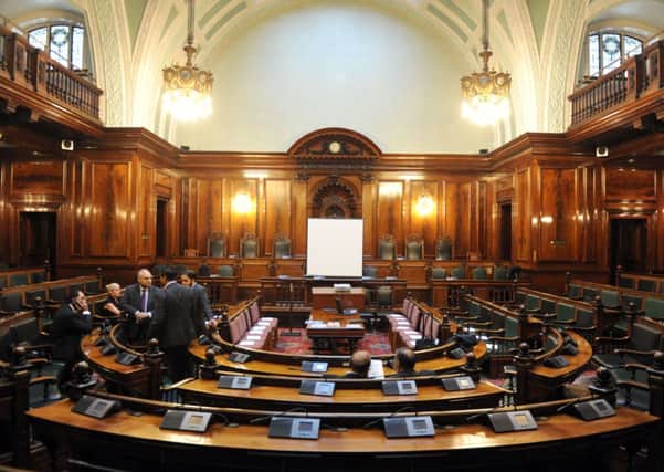 The Council Chamber in Bradford City Hall