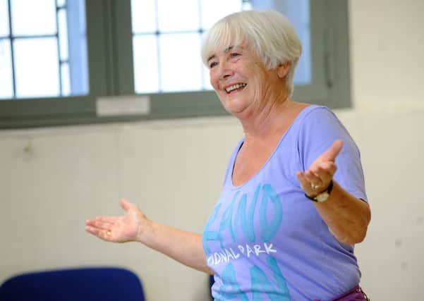 Age UK's Zumba Gold class in Leeds, which takes referrals from the social prescribing pilot