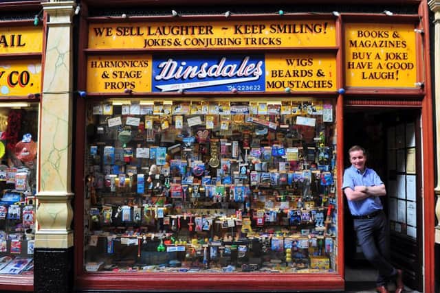 Dinsdales Joke shop in Hepworth's Arcade, Hull, is Yorkshire's oldest joke shop. Pictures by Tony Johnson