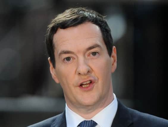 Chancellor of the Exchequer George Osborne. See PA story