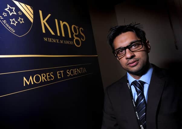 Sajid Raza at Kings Science Academy, Bradford.