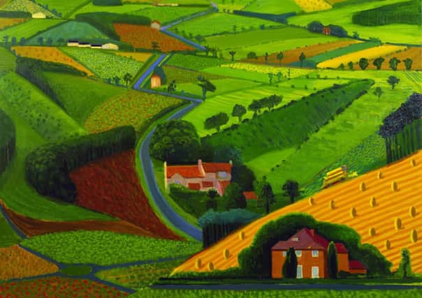 David Hockney's 'The Road Across The Wolds'