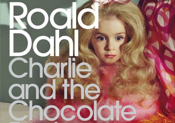 The cover of a new edition of Roald Dahl's Charlie and the Chocolate Factory