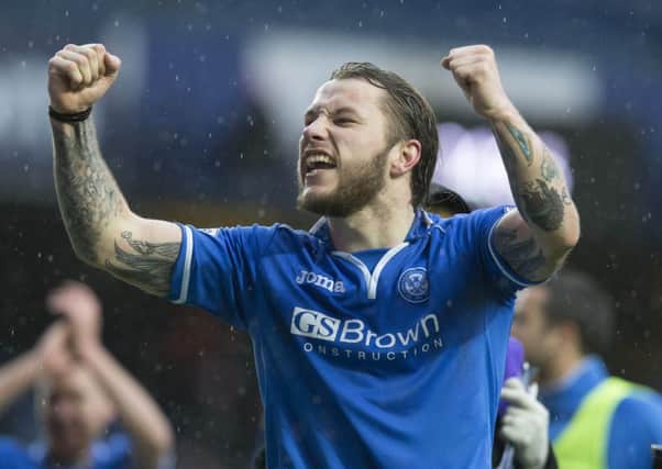 Stevie May in South Yorkshire on Friday.