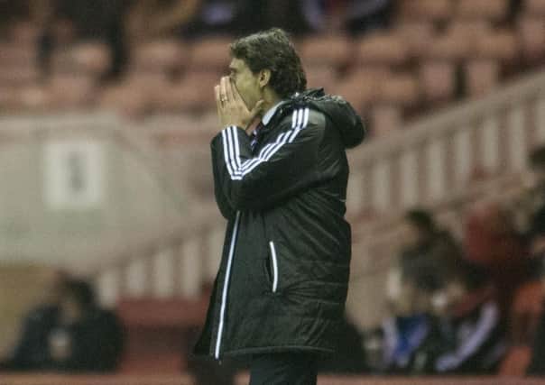 Middlesbrough's head coach Aitor Karanka