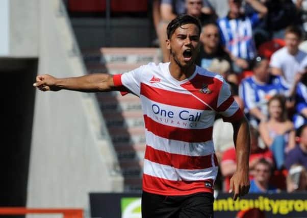 Doncaster Rovers' Harry Forrester.