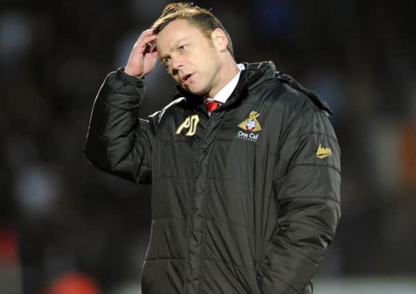 Doncaster Rovers boss Paul Dickov.