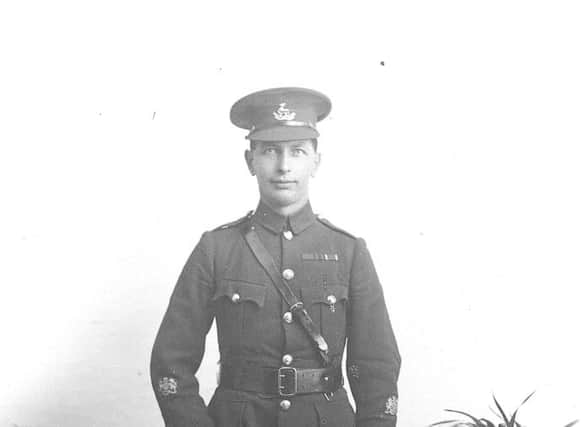 Undated handout photo issued by Dorset History Centre of Regimental Sergeant-Major George Beck, of 1st Warwickshire Regiment.  Photo credit should read: Dorset History Centre/PA Wire
