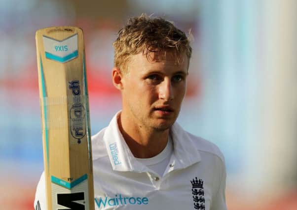 England's Joe Root made 149 not out in victory against India.