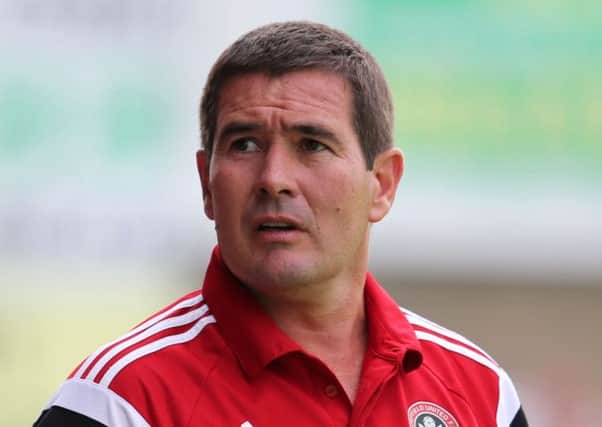Sheffield United manager Nigel Clough (Picture : Martyn Harrison).