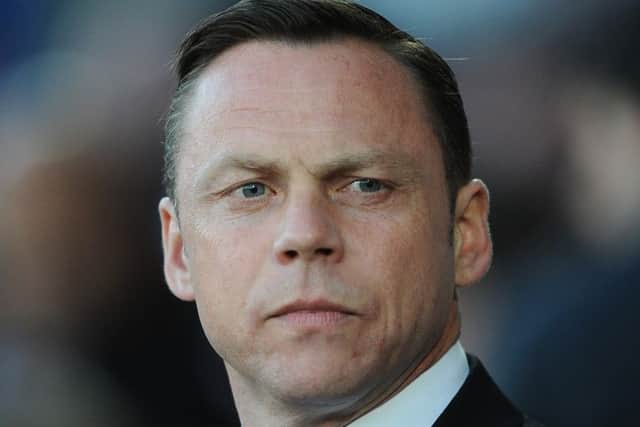 Doncaster Rover's Manager Paul Dickov