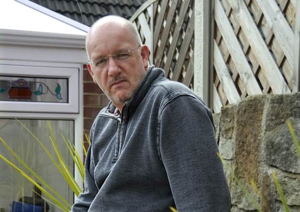 Dave Howarth of Horsforth who suffers from arare degenerative condition called CBD.