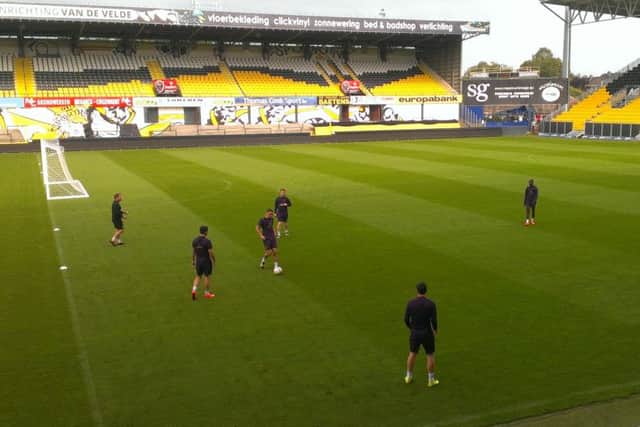 Hull City training at the Daknamstadion ground. PIC: Richard Sutcliffe